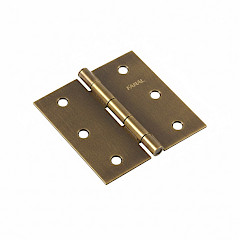 Bisagra Cuadrada 4x4 – Latón Antiguo