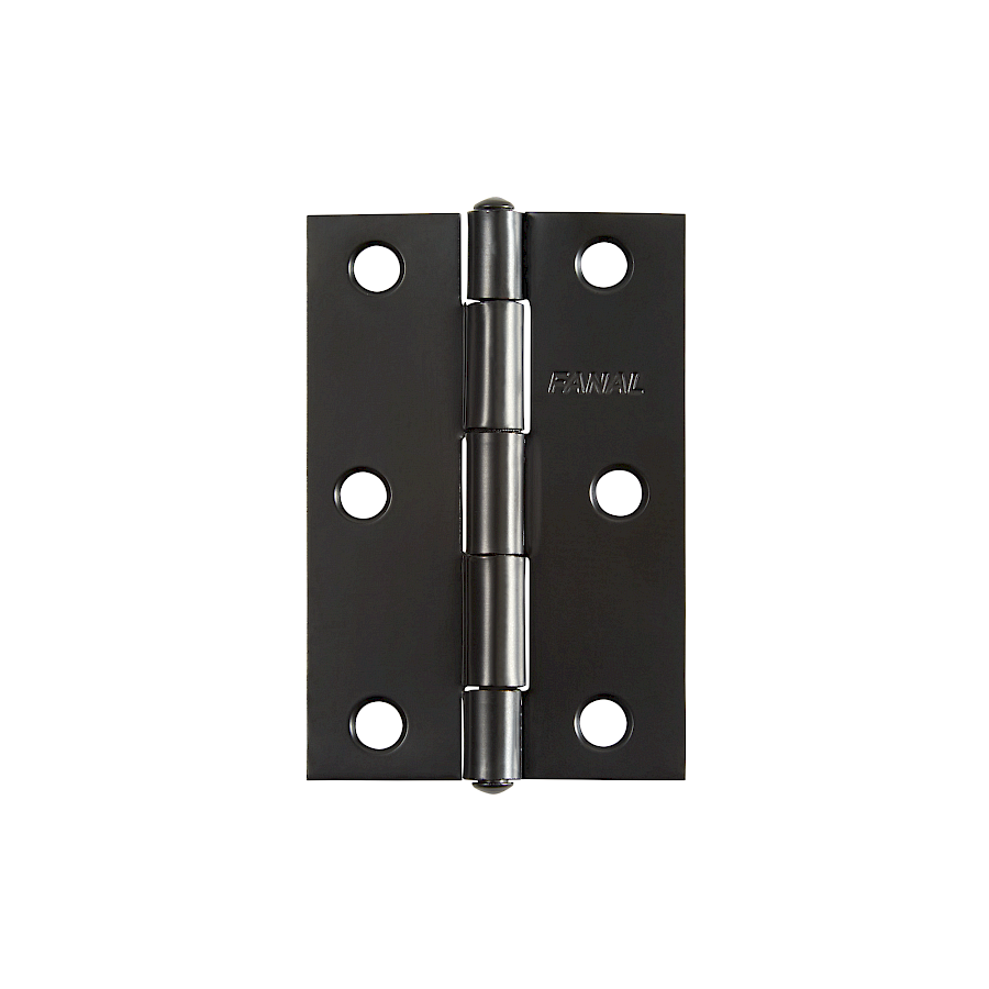 Bisagra Rectangular 1x1 – Latón Pulido