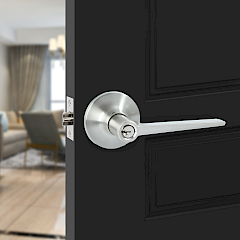 Manija Rennes Vestíbulo · Níquel Satinado