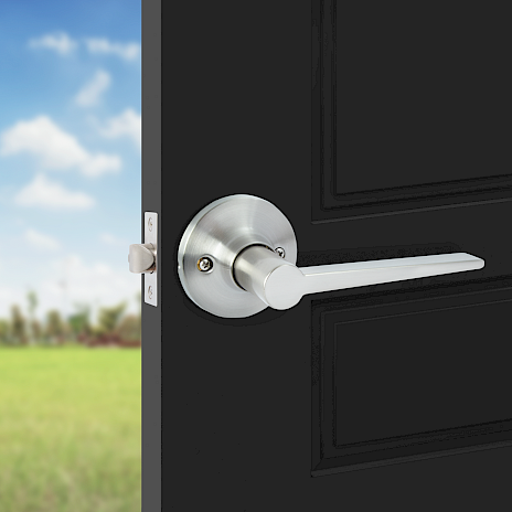 Manija Rennes Vestíbulo · Níquel Satinado