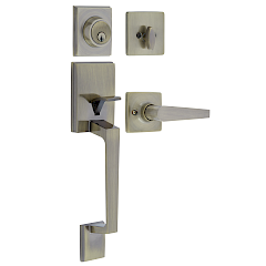 Gatillo Marcella Cilindro Sencillo · Latón Antiguo