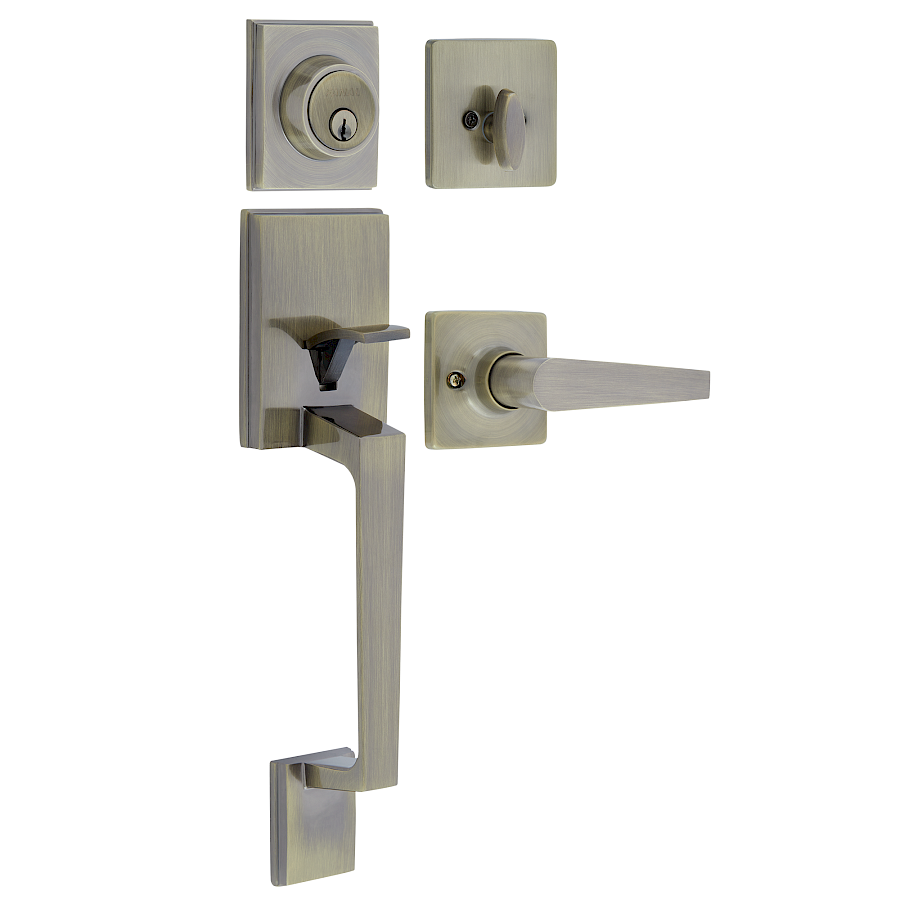 Gatillo Marcella Cilindro Sencillo · Latón Antiguo