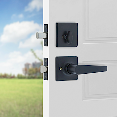 Gatillo Marcella Cilindro Sencillo · Negro Mate