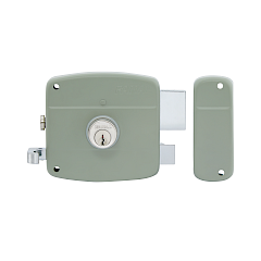 Cerradura de Sobreponer 101 Sencilla Derecha · Cilindro Suelto · Gris