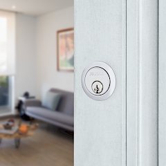 Cerradura de Sobreponer 101 Triple Derecha · Cilindro Suelto · Negro