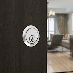 Cerradura de Sobreponer 166 Izquierda · Beige