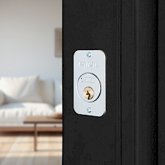 Cerradura de Sobreponer 170 Monta Fácil Derecha · Beige