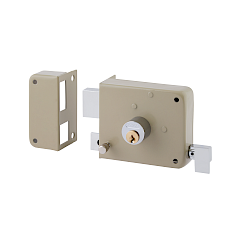 Cerradura de Sobreponer 170 Monta Fácil Izquierda · Beige
