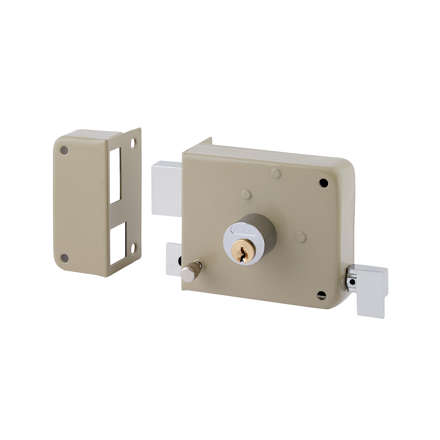 Cerradura de Sobreponer 170 Monta Fácil Izquierda · Beige