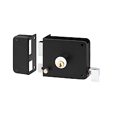 Cerradura de Sobreponer 170 Monta Fácil Izquierda · Negro