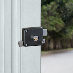 Cerradura de Sobreponer 170 Derecha · Negro