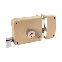Cerradura de Sobreponer 170 Monta Fácil Derecha · Beige