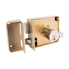 Cerradura de Sobreponer 170 Monta Fácil Izquierda · Beige