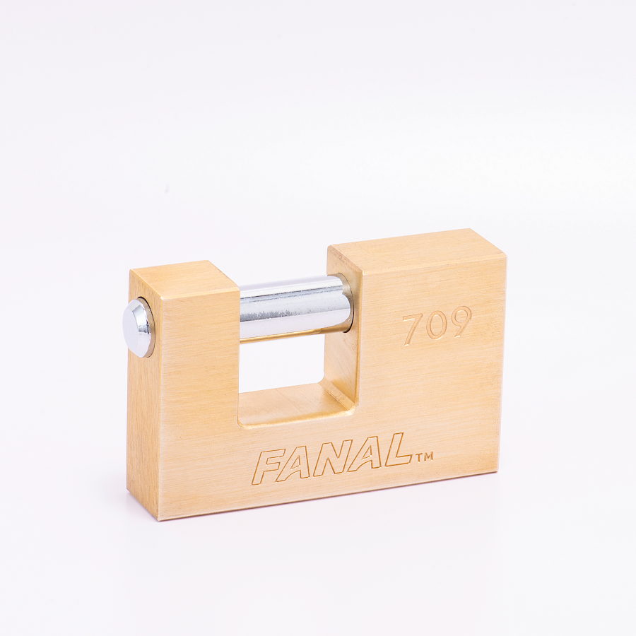 Candado Anticizalla Cuello Corto Exterior Azul