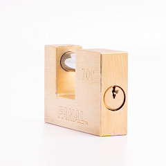 Candado Anticizalla Cuello Corto Exterior Latón