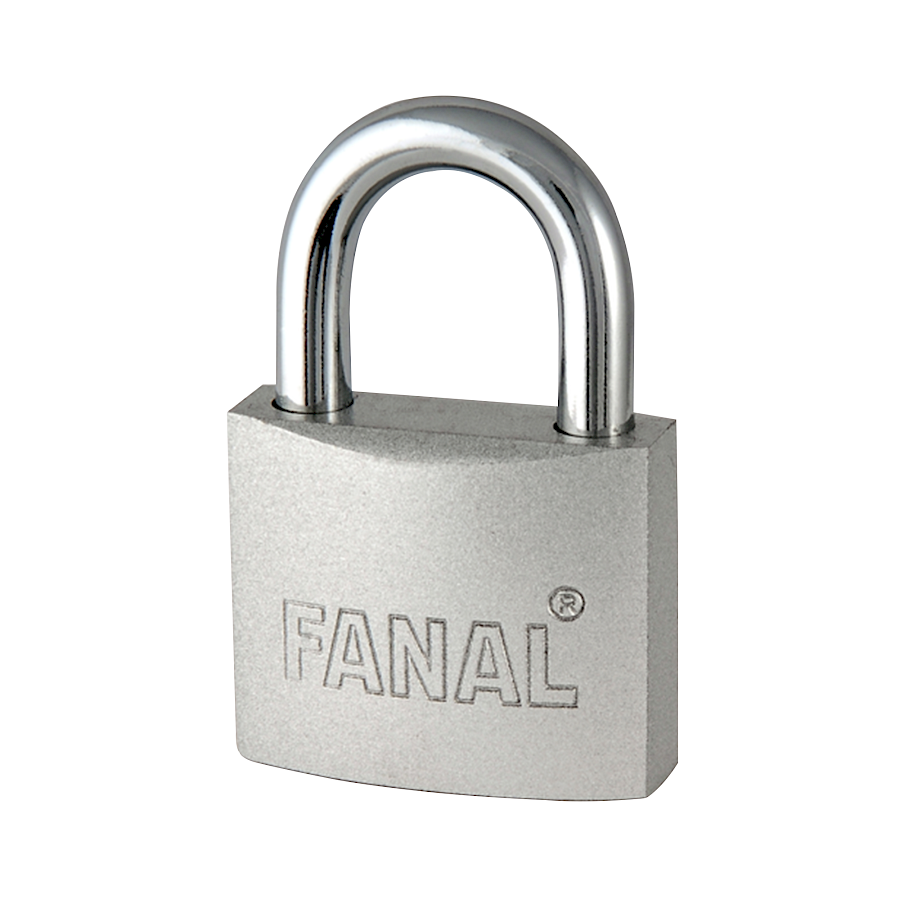 Candado de Hierro Cuello Corto Interior Plateado