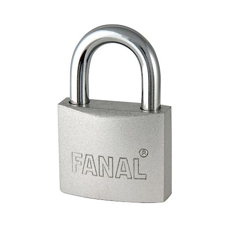 Candado de Hierro Cuello Corto Interior Plateado