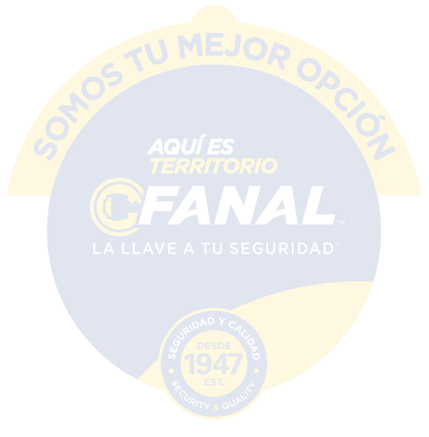 Cerradura de Sobreponer 101 Sencilla Izquierda · Cilindro Fijo · Beige